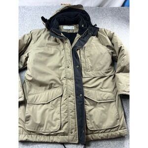 Irvine Park Men's Cold Snow Coat Khaki Winter‎ Jacket Hoddie Size: XL/G